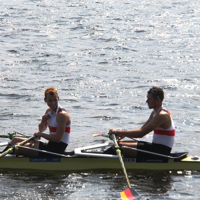 Bild vergrößern: SCM-Doppelzweier Philipp-Andre Syring und Max Appel