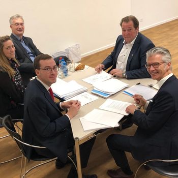 Vertragsunterzeichnung Infraparks Baselland