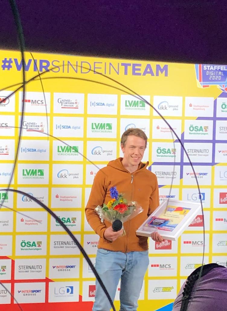 Bild vergrößern: Der Gewinner in der Wertung »Längste Einzelstrecke Herren« Marcus Bohndick