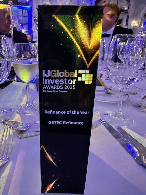 GETEC Refinance Award